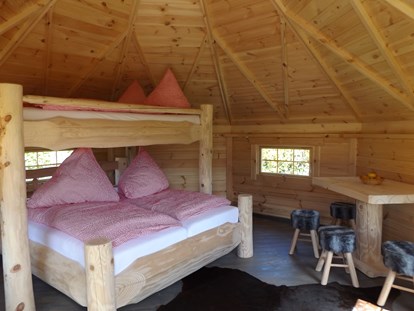 Luxuscamping - Terrasse - Kalkar - gemütlich, urig und kuschelig - Chalets/ Mobilheime Trekkinghütte Cottage