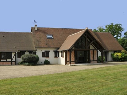 Luxuscamping - Dusche - Loiret - Villa von außen - Domaine des Alicourts Villa für 10 Personen auf Domaine des Alicourts