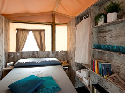 Luxuscamping - getrennte Schlafbereiche - Nin - Schlafzimmer - Zaton Holiday Resort Glamping Zelte auf Zaton Holiday Resort