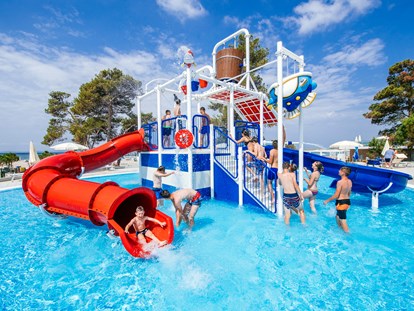 Luxuscamping - getrennte Schlafbereiche - Kroatien - Schwimmbadkomplex - Zaton Holiday Resort Mobilheime auf Zaton Holiday Resort