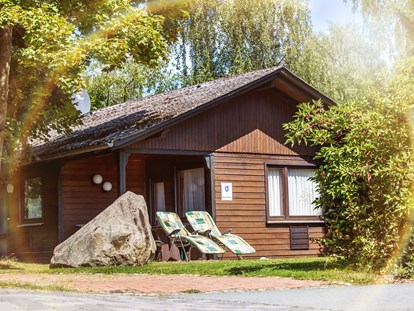 Luxuscamping - getrennte Schlafbereiche - Hessen Nord - Camping- und Ferienpark Teichmann Ferienhaus Typ B auf Camping- und Ferienpark Teichmann