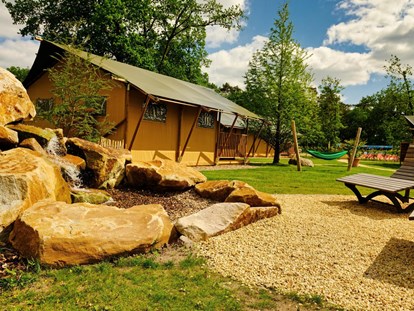 Luxuscamping - Kochmöglichkeit - Drei Glampingzelte in schöner Umgebung - Campingpark Heidewald Campingpark Heidewald