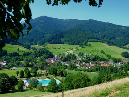 Luxuscamping - Kochmöglichkeit - Baden-Württemberg - Camping Schwarzwaldhorn Schwarzwald-Lodge auf Camping Schwarzwaldhorn
