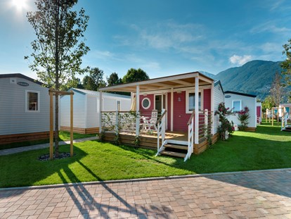 Luxuscamping - Dusche - Tessin - Bungalow - Campofelice Camping Village Bungalow AZALEA 2 auf Campofelice Camping Village