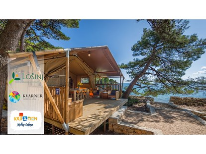 Luxuscamping - getrennte Schlafbereiche - Kroatien - View - Camping Baldarin Glamping-Zelte auf Camping Baldarin