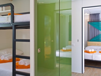 Luxuscamping - Dusche - Interier - Camping Cikat Luxuriöse Mobilheime Typ Freed-Home auf Camping Cikat