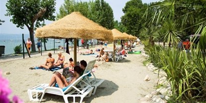 Luxuscamping - Klimaanlage - Gardasee - Verona - Glamping auf Camping Cisano - Camping Cisano - Suncamp SunLodge Aspen von Suncamp auf Camping Cisano