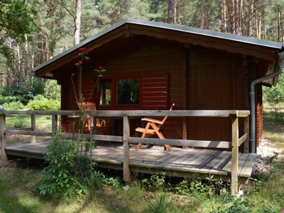 Luxuscamping - Preisniveau: günstig - Lychen - Naturcampingpark Rehberge Ferienhaus Rosalie am Wurlsee - Naturcampingpark Rehberge