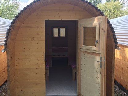 Luxuscamping - Art der Unterkunft: spezielle Unterkunft - Region Bodensee - Campingplatz Hegne Schlaf-Häusle auf dem Campingplatz Hegne