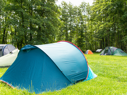 Luxury camping - Preisniveau: moderat - Die Zeltwiese mit freier Platzwahl - ostseequelle.camp Bungalow für 2 Personen