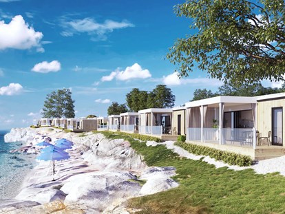 Luxuscamping - Unterkunft alleinstehend - Kroatien - Aminess Maravea Camping Resort - Meinmobilheim Amber Sea Luxury auf dem Aminess Maravea Camping Resort