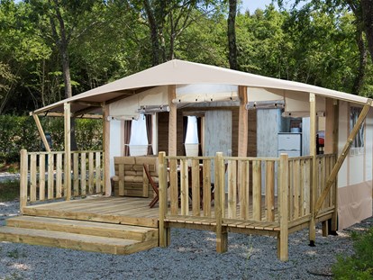 Luxuscamping - Preisniveau: exklusiv - Funtana - Park Polidor - Meinmobilheim Safari auf dem Campingplatz Park Polidor