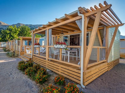 Luxuscamping - Unterkunft alleinstehend - Krk - Baška Beach Camping Resort - Meinmobilheim Marena Premium auf dem Baška Beach Camping Resort