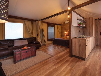 Luxuscamping - Klimaanlage - Nerezine - Campingplatz Lopari - Meinmobilheim Glamping Delta auf dem Campingplatz Lopari