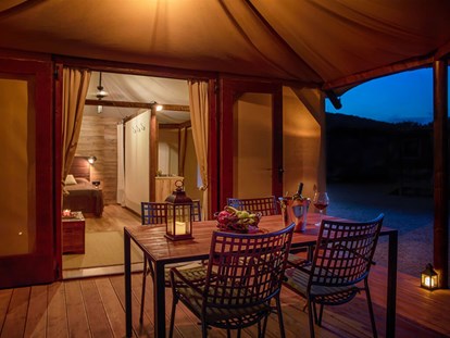 Luxuscamping - Art der Unterkunft: Safari-Zelt - Campingplatz Lopari - Meinmobilheim Glamping Delta auf dem Campingplatz Lopari