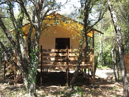 Luxuscamping - WC - Labastide de Virac - Mille Etoiles Safari-Zelte auf Mille Etoiles