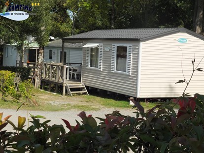 Luxuscamping - Unterkunft alleinstehend - Frankreich - Camping de l’Etang Mobilheime 4-6 Personen auf Camping de l’Etang