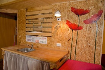 Glamping: Glamping-Zelte: Wohnzimmer - Camping Rialto