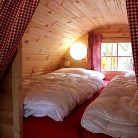 Glamping: 2x2m Schlafbereich - Camping Pommernland