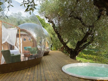 Luxuscamping - Garda Bubble im La Rocca Camping Village - Garda Bubble