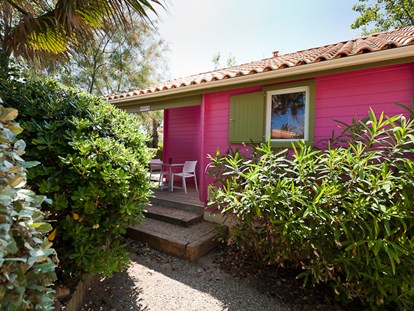 Luxuscamping - WC - Cap D'agde - Camping Naturiste Centre Hélio Marin Rene Oltra Chalets für 2 Personen auf Camping Naturiste Centre Hélio Marin Rene Oltra